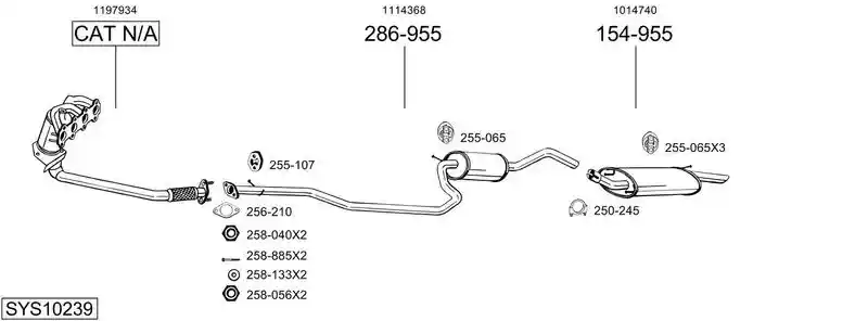 BOSAL SYS10239