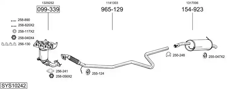 BOSAL SYS10242