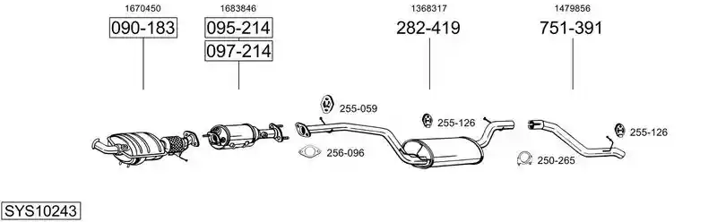 BOSAL SYS10243