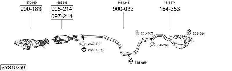 BOSAL SYS10250