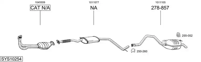 BOSAL SYS10254