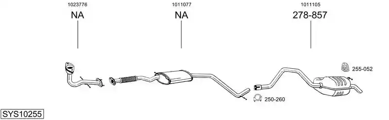 BOSAL SYS10255