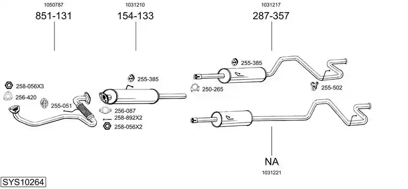 BOSAL SYS10264