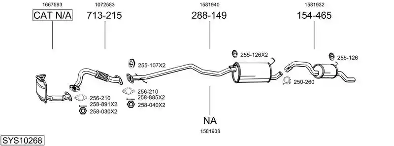 BOSAL SYS10268