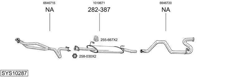 BOSAL SYS10287