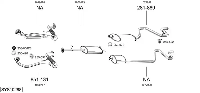 BOSAL SYS10288