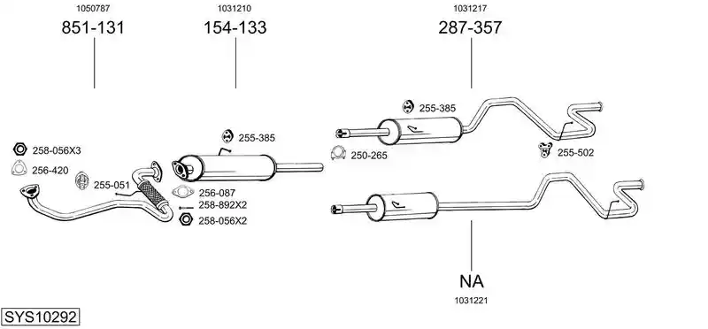 BOSAL SYS10292
