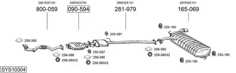 BOSAL SYS10304
