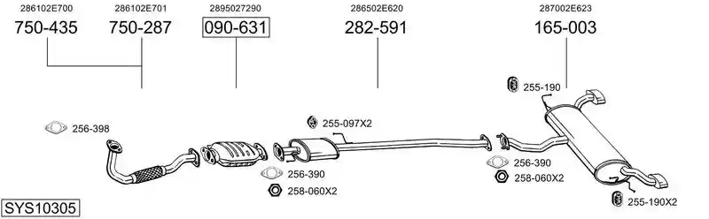BOSAL SYS10305