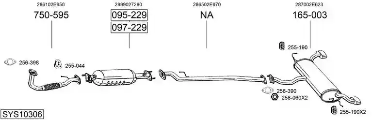 BOSAL SYS10306