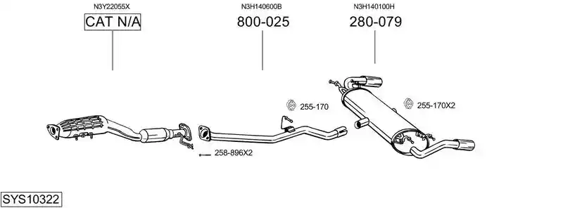 BOSAL SYS10322