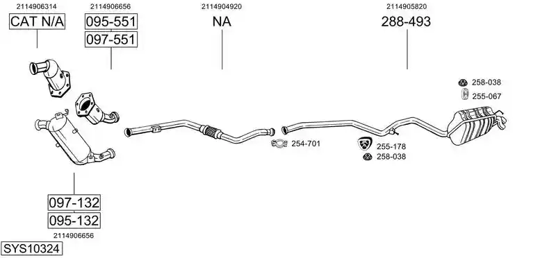 BOSAL SYS10324