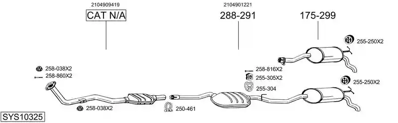 BOSAL SYS10325