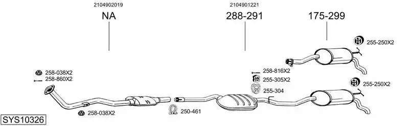 BOSAL SYS10326