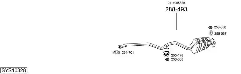 BOSAL SYS10328
