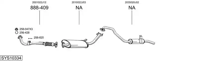 BOSAL SYS10334