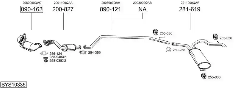 BOSAL SYS10335