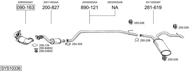 BOSAL SYS10336