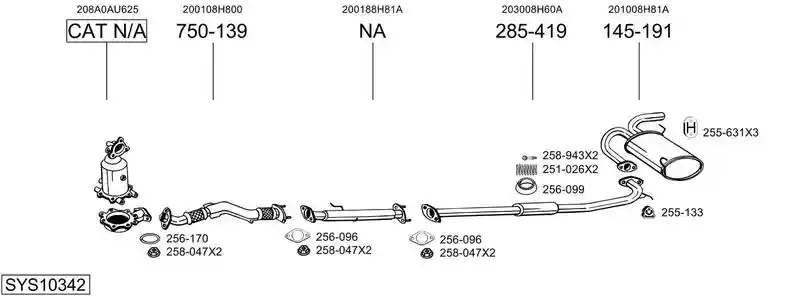 BOSAL SYS10342