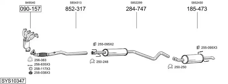 BOSAL SYS10347