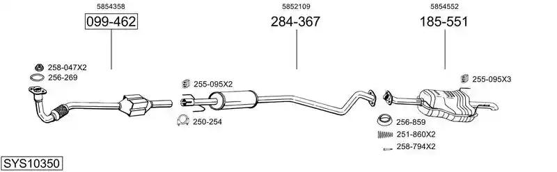 BOSAL SYS10350