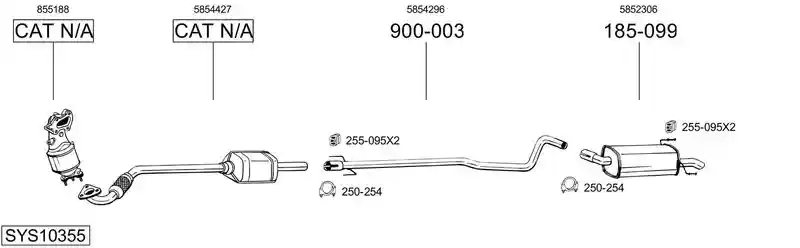 BOSAL SYS10355