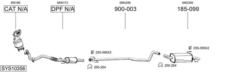 BOSAL SYS10356