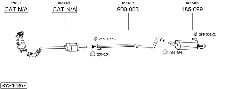 BOSAL SYS10357