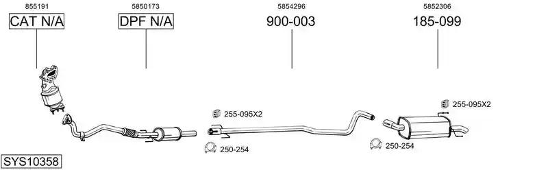 BOSAL SYS10358