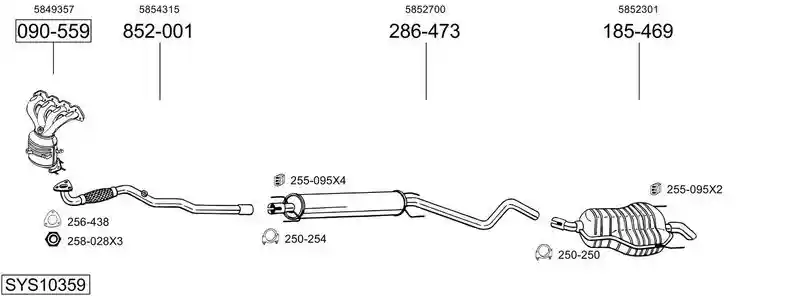BOSAL SYS10359