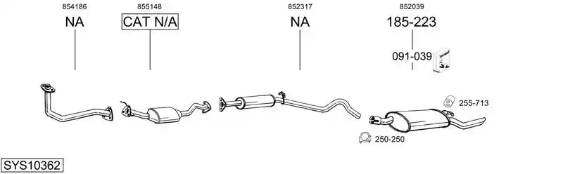 BOSAL SYS10362