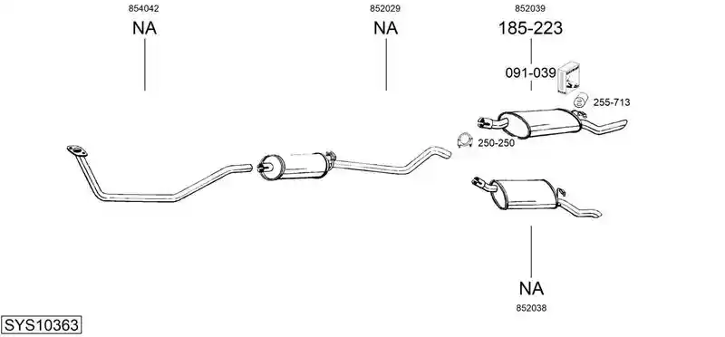 BOSAL SYS10363