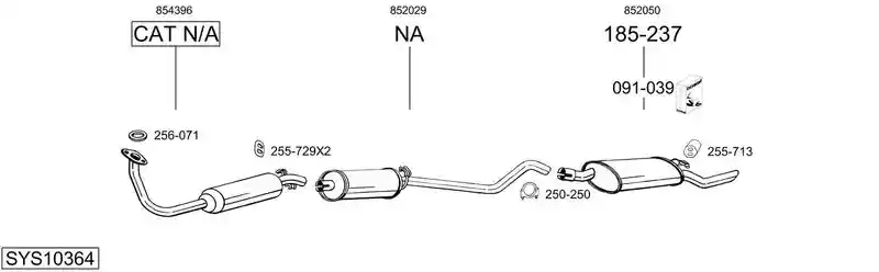 BOSAL SYS10364