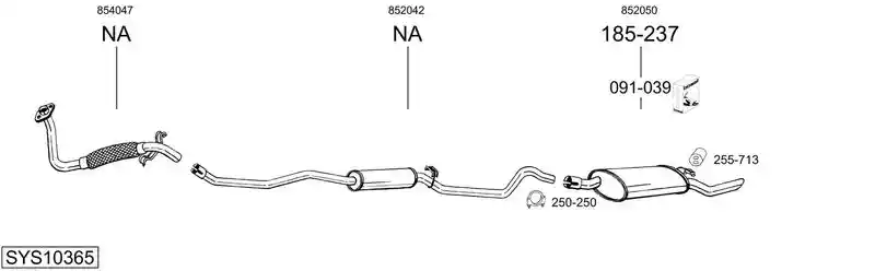 BOSAL SYS10365