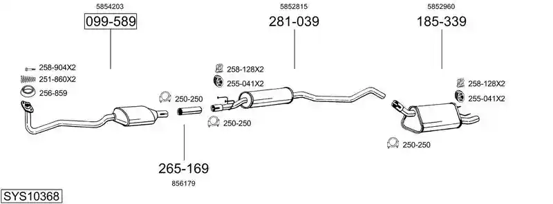 BOSAL SYS10368