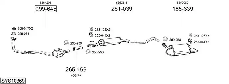 BOSAL SYS10369
