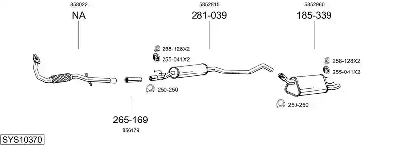 BOSAL SYS10370