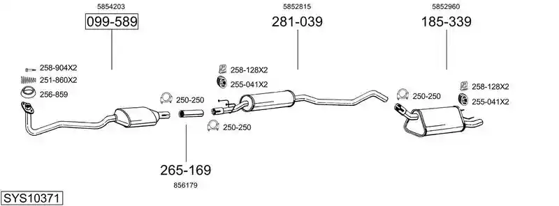 BOSAL SYS10371