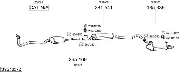 BOSAL SYS10372