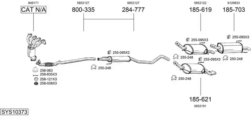 BOSAL SYS10373