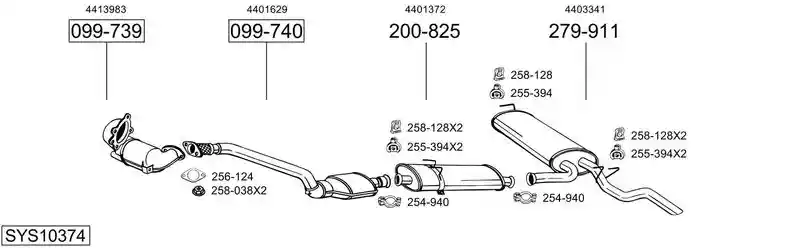 BOSAL SYS10374