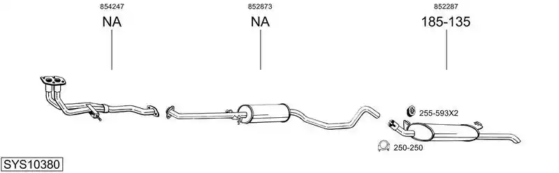 BOSAL SYS10380