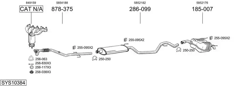 BOSAL SYS10384