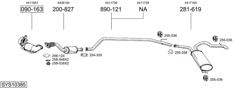 BOSAL SYS10385