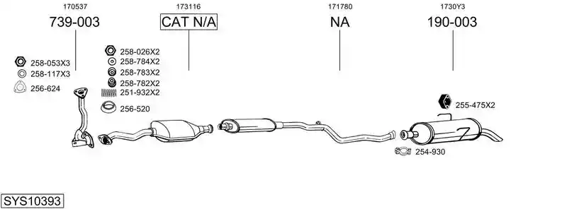 BOSAL SYS10393