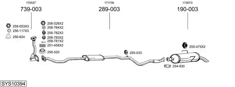 BOSAL SYS10394