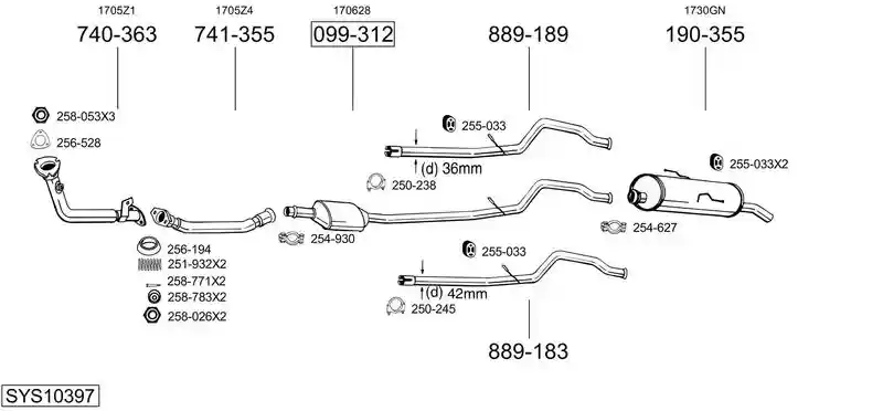 BOSAL SYS10397