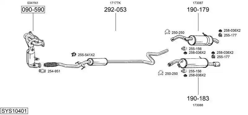 BOSAL SYS10401