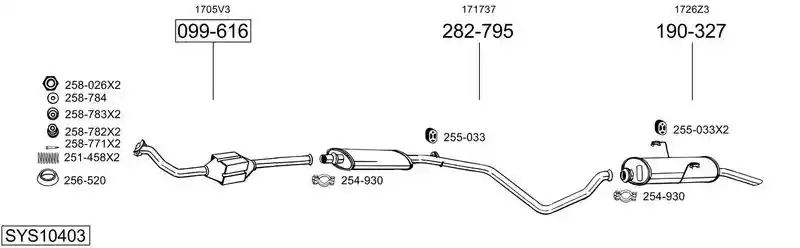 BOSAL SYS10403
