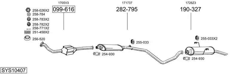 BOSAL SYS10407